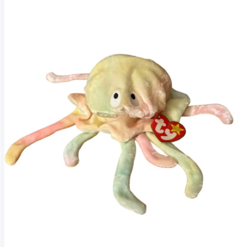 Vintage 1998 Goochy the Jellyfish 1998 Ty Beanie Baby Collectible. Mint NWT!